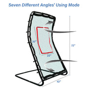 Multi-Sport Rebounder Net – Baseball, Softball, Volleyball & Lacrosse Trainer for Solo Practice, Fielding & Drills