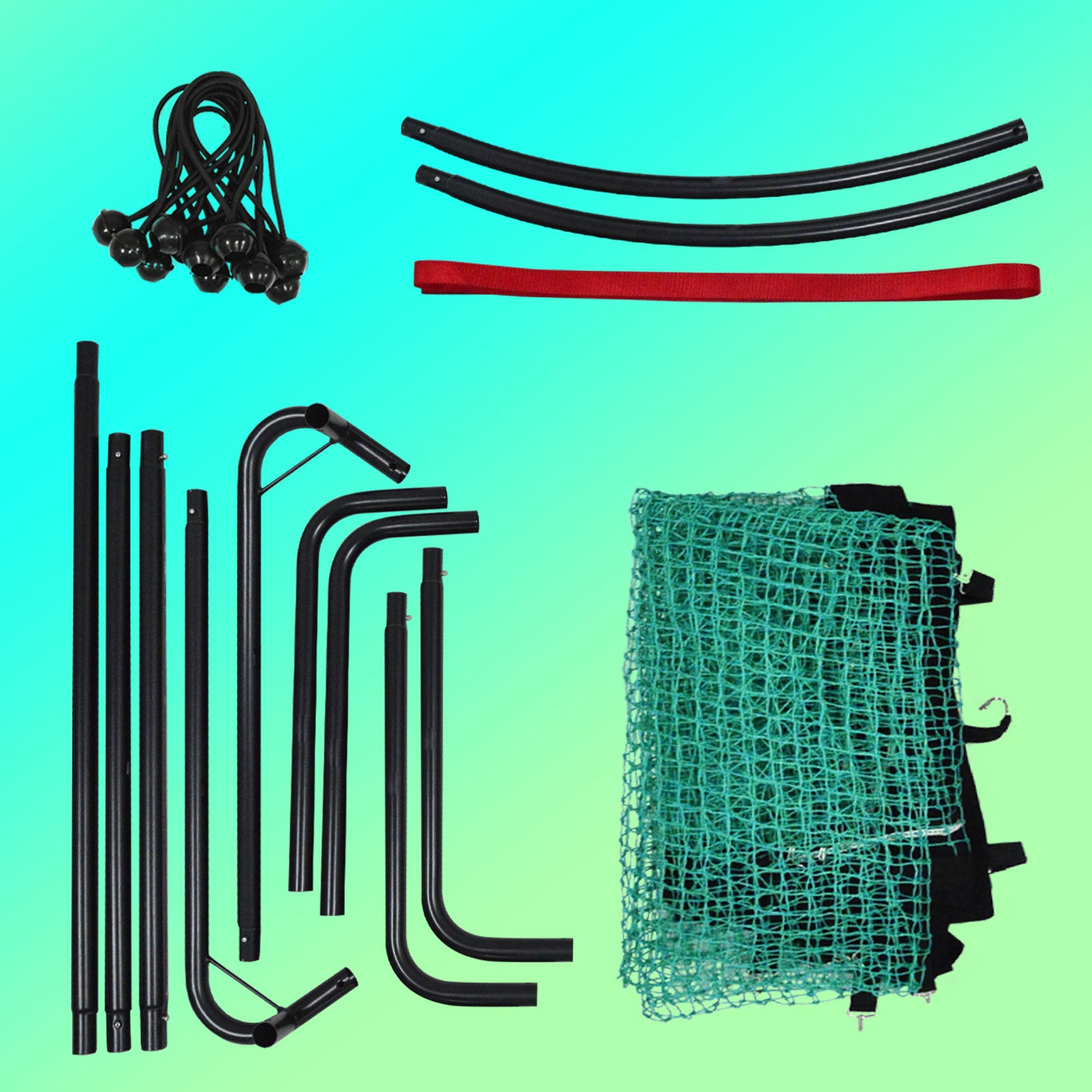 Multi-Sport Rebounder Net – Baseball, Softball, Volleyball & Lacrosse Trainer for Solo Practice, Fielding & Drills
