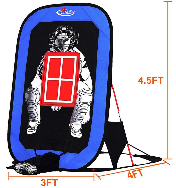Gagalileo Baseball Pop-Up Practice Net 4.5x 4 x 3