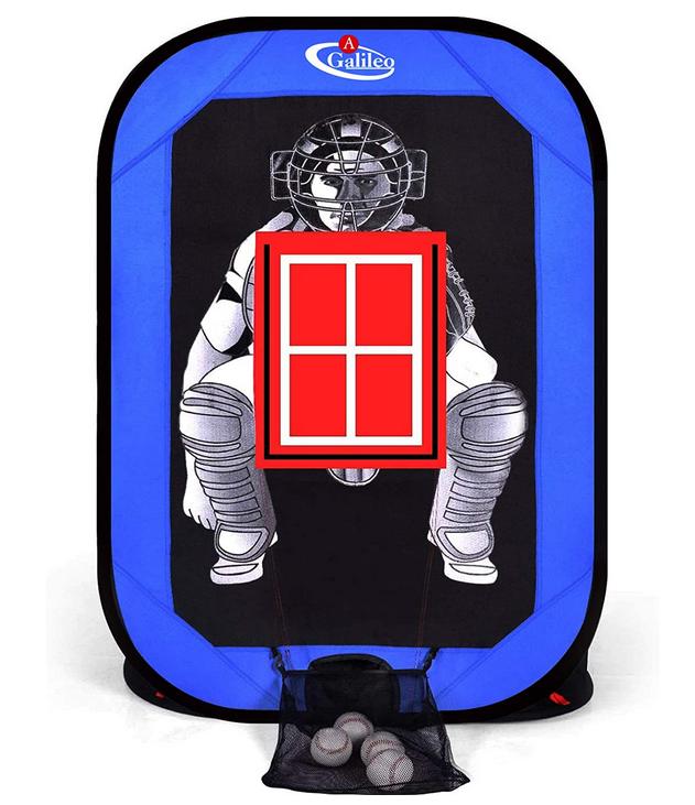 Gagalileo Baseball Pop-Up Practice Net 4.5x 4 x 3