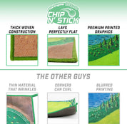 Chip N' Stick - Choose Classic, Darts or Islands - Giant Golf Games with Balls and Chipping Mat