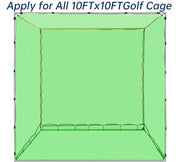 Gagalileo replacement Practice Golf Cage 10x10x10ft