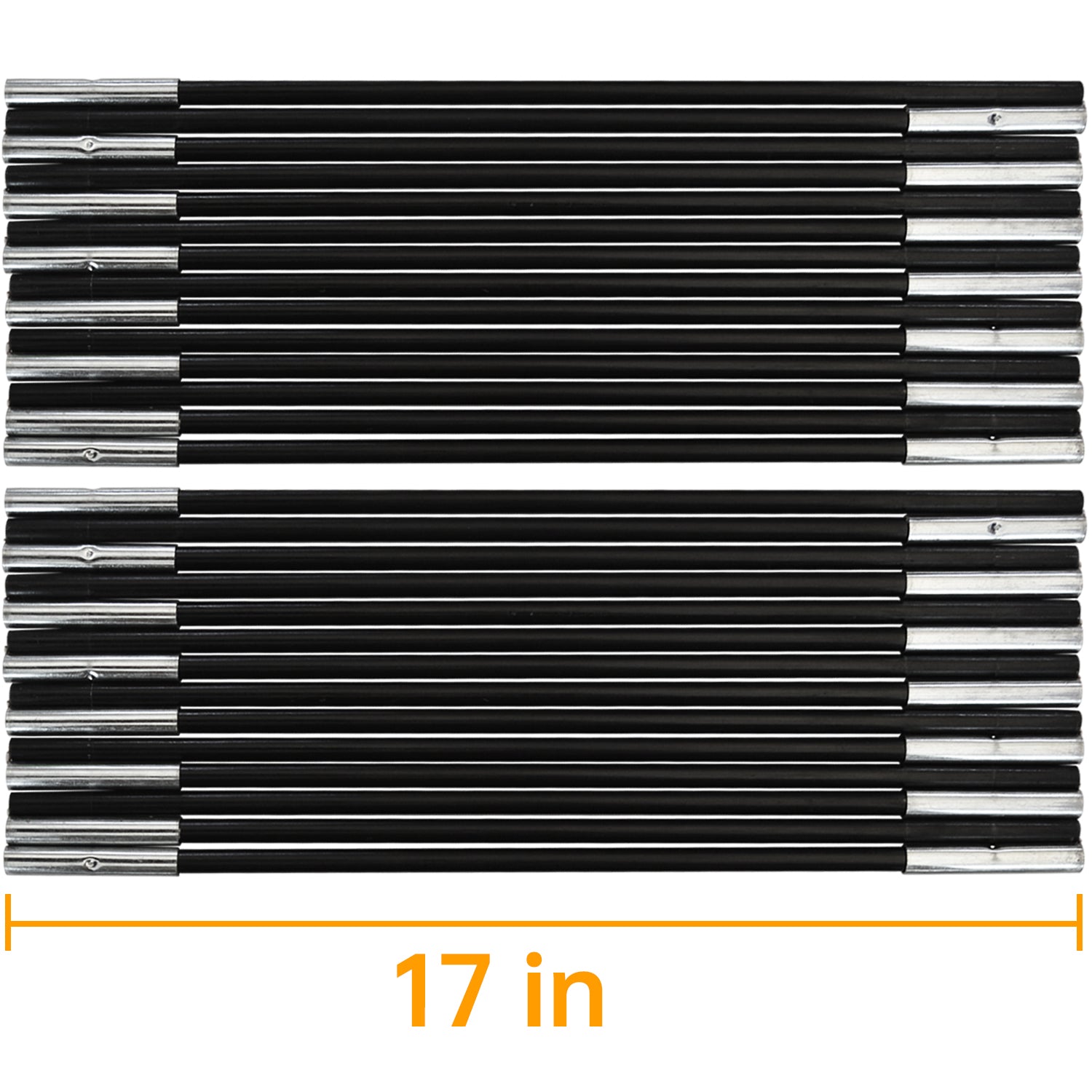 Gagalileo Golf Replacement Straight Poles for 10x7x6FT Golf Net-Classic Style