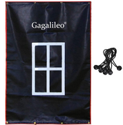 Gagalileo Backstop,Pitching Backstop,Fastpitch Baseball Backstop,Backstop with Strike Zone,Pitching Backdrop,Rubber Vinyl Backstop,Vinyl Batting Cage Backdrop