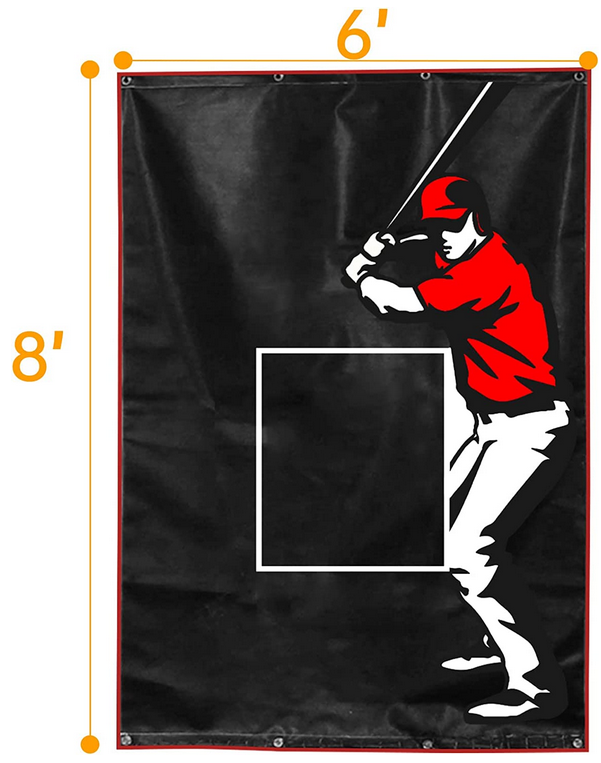 6×8 Gagalileo Pitching Backstop/Fastpitch Baseball Backstop