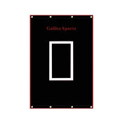 Galileo Softball Backstop Vinyl Heavy Duty Baseball Batting Cage Backstop Pitching Target Trainer Backstop Net Saver with Square Image 4X5FT