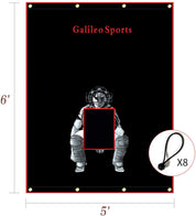 Gagalileo Softball Backstop Viny Target 5X6ft