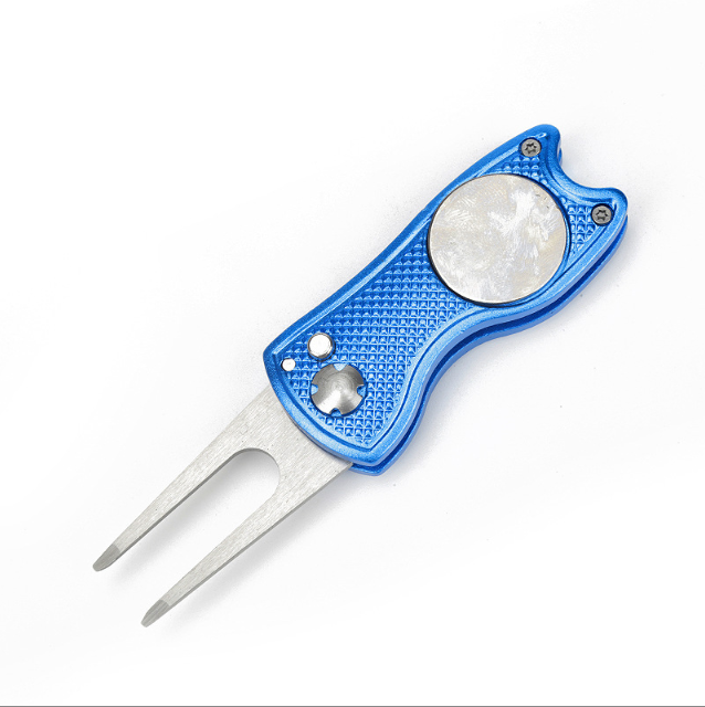 Foldable Stainless Steel Golf Green Folk | Galileo Sports