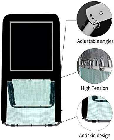 Galileo Lacrosse&Baseball Rebounder,Folding Lacrosse Throwback Rebounde Rebound Target | 6’x4’ Size