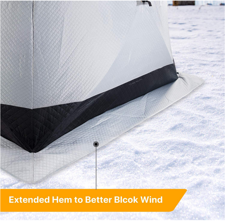 Galileo Ice Fishing Shelter/3-4 Person Portable Ice Fishing Tent with Bag