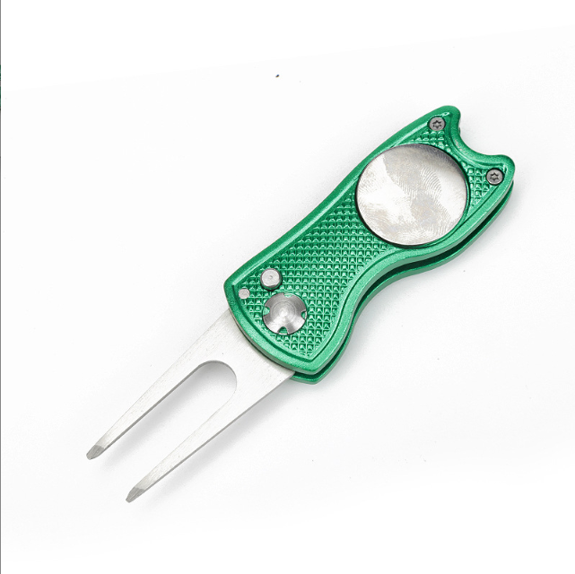 Foldable Stainless Steel Golf Green Folk | Galileo Sports