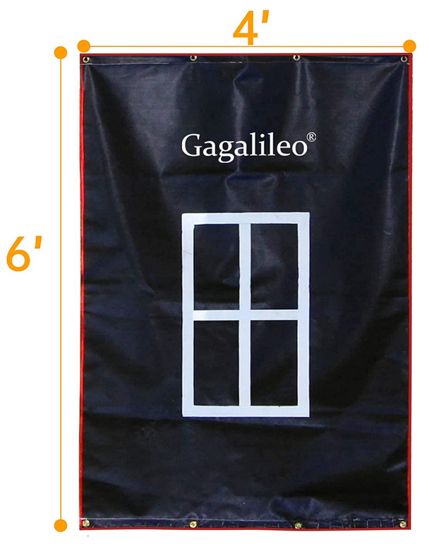 Gagalileo Backstop,Pitching Backstop,Fastpitch Baseball Backstop,Backstop with Strike Zone,Pitching Backdrop,Rubber Vinyl Backstop,Vinyl Batting Cage Backdrop