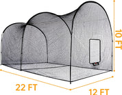Gagalileo Baseball Batting Cage 22X12X10