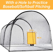 Gagalileo Baseball Batting Cage 22X12X10