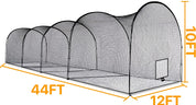 Gagalileo Batting Cage Baseball Net 44X12X10ft