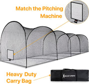 Gagalileo Batting Cage Baseball Net 44X12X10ft
