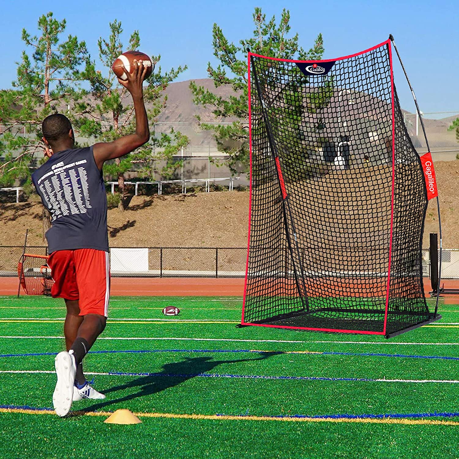 Gagalileo Football Kicking Net 7x4ft