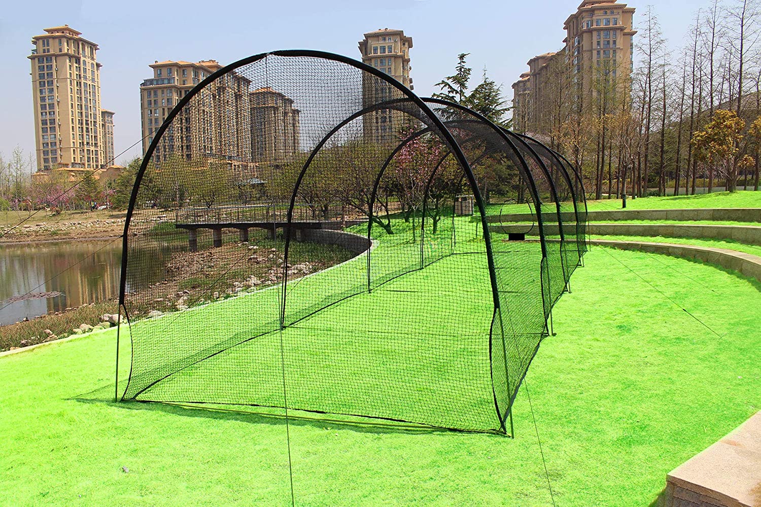 Gagalileo Batting Cage Baseball Net 44X12X10ft