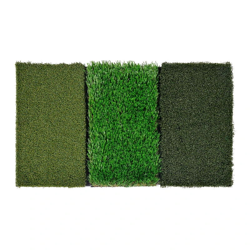 Galileo Golf Putting Mats Golf Turf Grass Mat 3-in-1 Golf Training with Adjustable Tees Equipment | 25''x16''