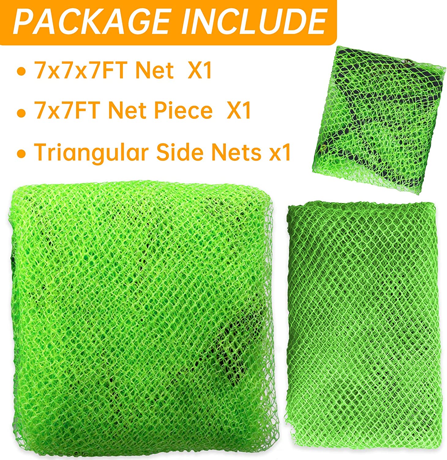 Gagalileo Replacement Net(Netting Only) 7X7X7