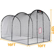 Gagalileo Baseball Cage 16X10X10ft