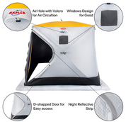 Galileo Ice Fishing Shelter/3-4 Person Portable Ice Fishing Tent with Bag