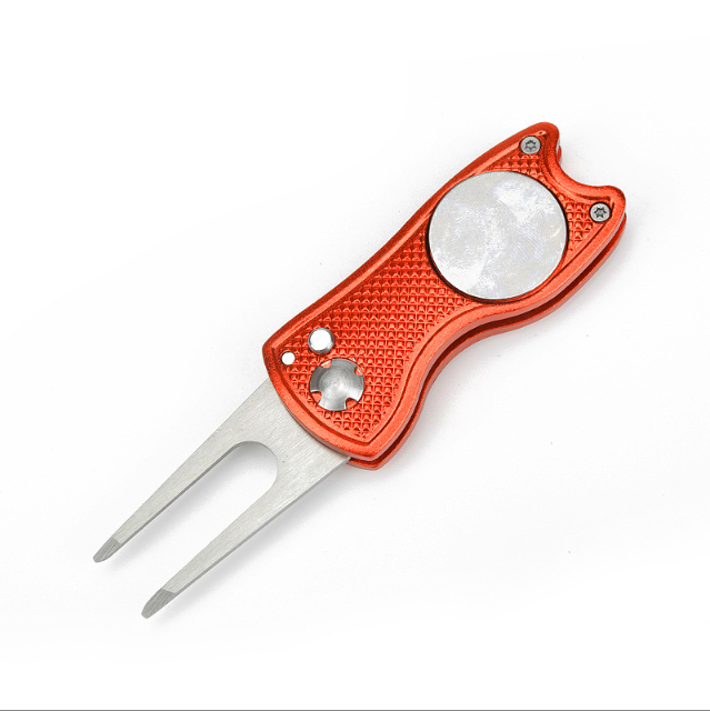 Foldable Stainless Steel Golf Green Folk | Galileo Sports