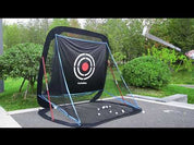 Galileo 8'X7'X7' ゴルフ練習ネット ポップアップゴルフネット |黒