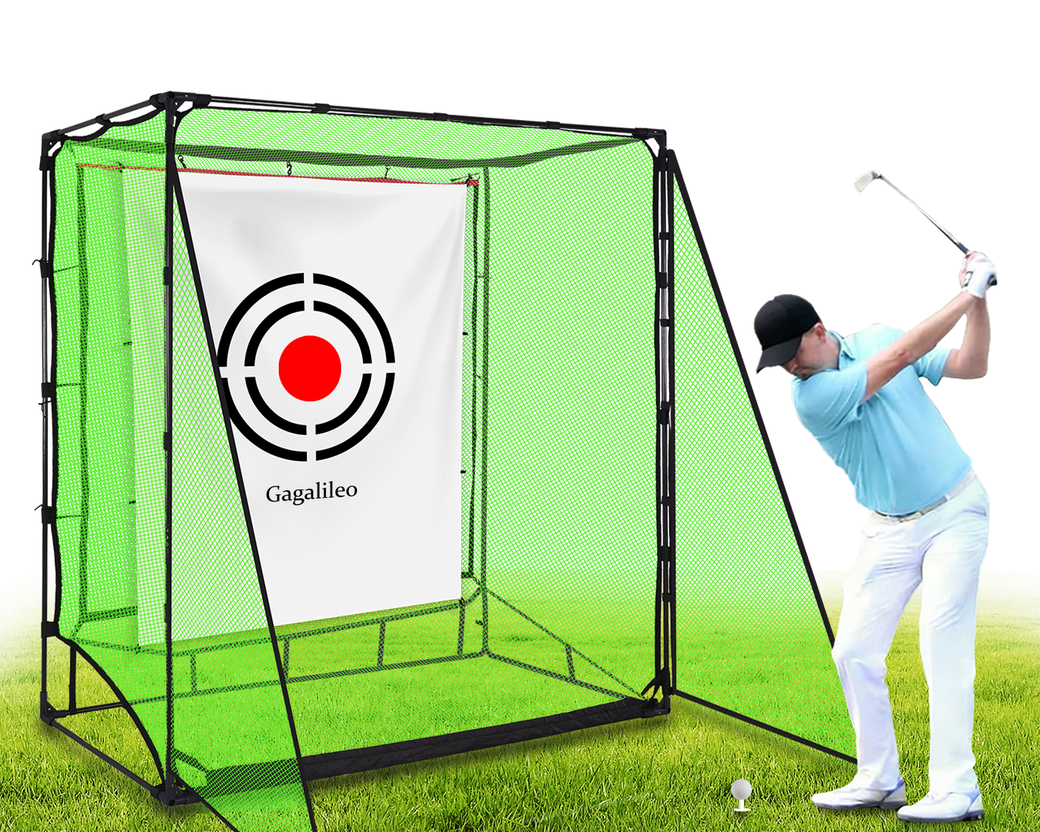 Gagalileo 7x7ft enclosed golf hitting cage