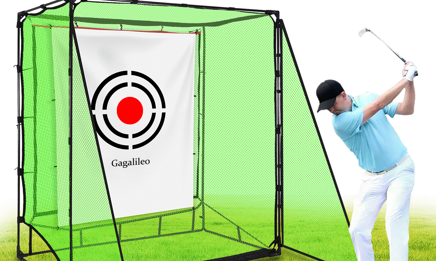 Gagalileo 7x7ft enclosed golf hitting cage