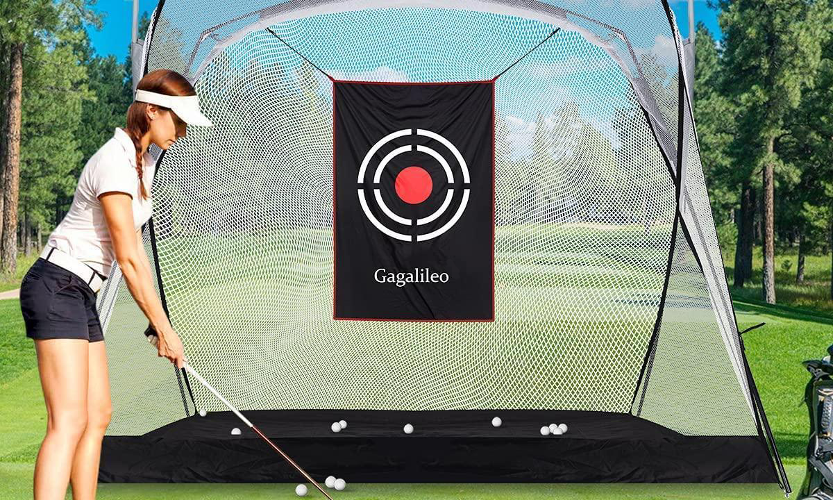 Gagalileo Golf Hitting Net 9x7x5ft Backyard Practice