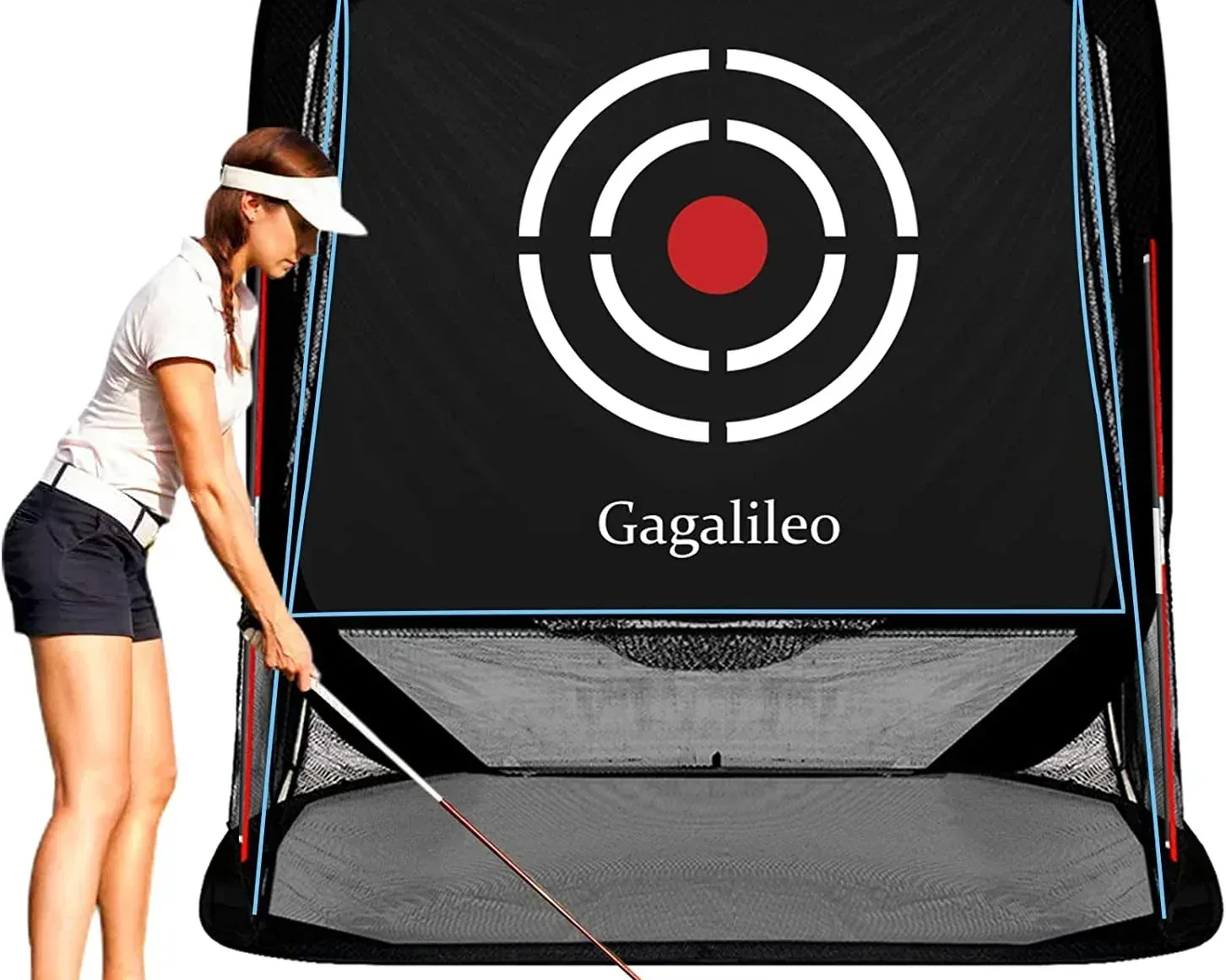 Gagalileo 8x7x7ft Pop-Up Golf Hitting Net