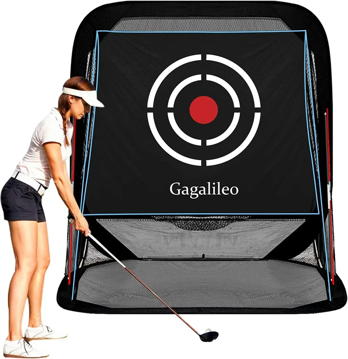 Gagalileo 8x7x7ft Pop-Up Golf Hitting Net