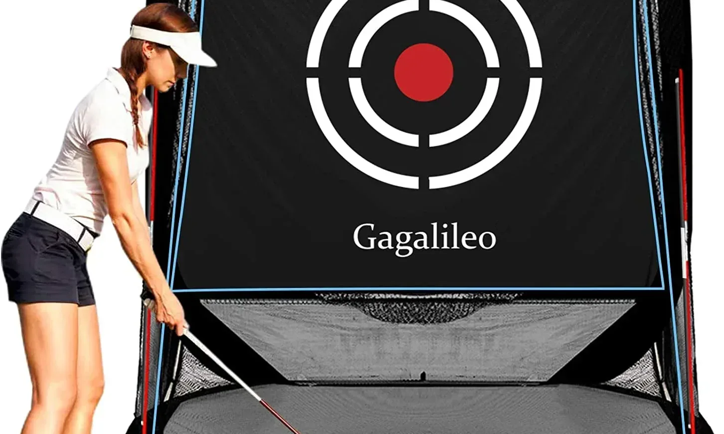 Gagalileo 8x7x7ft Pop-Up Golf Hitting Net