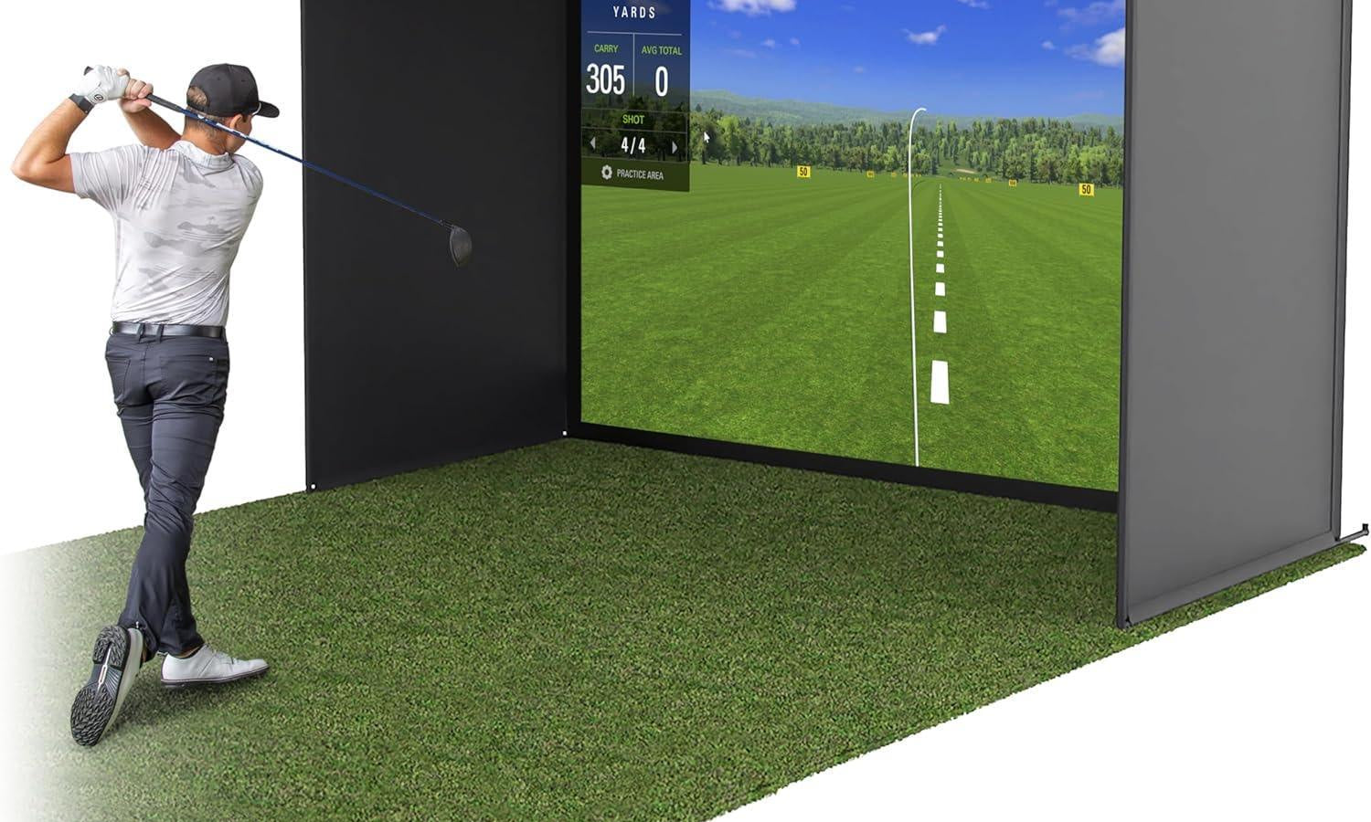 Gagalileo Golf Simulator Enclosure Net