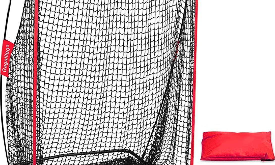 Gagalileo Football Kicking Net 7x4ft with target pockets