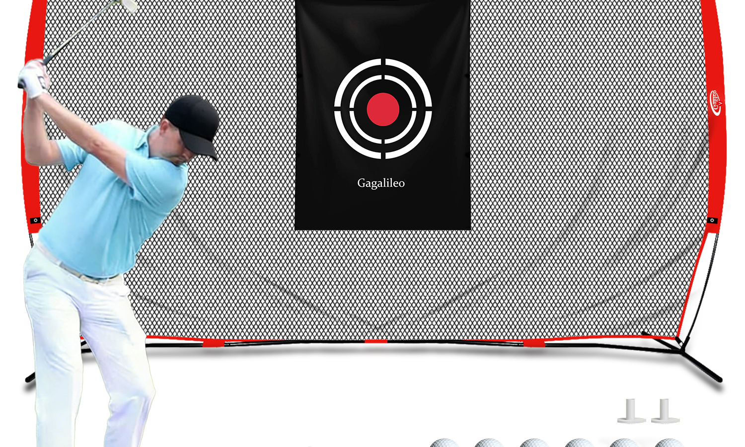 Gagalileo Net Practice Hitting Net 12x10ft