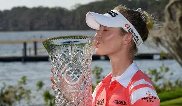 How much is 10-time LPGA champion Nellie Korda worth?