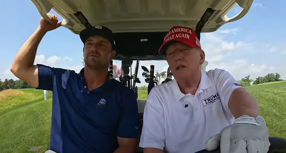 DeChambeau tops YouTube trending list with video of Trump