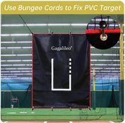 Gagalileo Pitching Backstop/Fastpitch Baseball Backstop with Strike Zone - Galileo Sports
