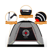 Gagalileo Backyard Golf Practice Net 10X6.5X6ft
