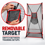 Gagalileo QB Precision Throwing Net - Vertical Passing Target