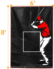 6×8 Gagalileo Pitching Backstop/Fastpitch Baseball Backstop