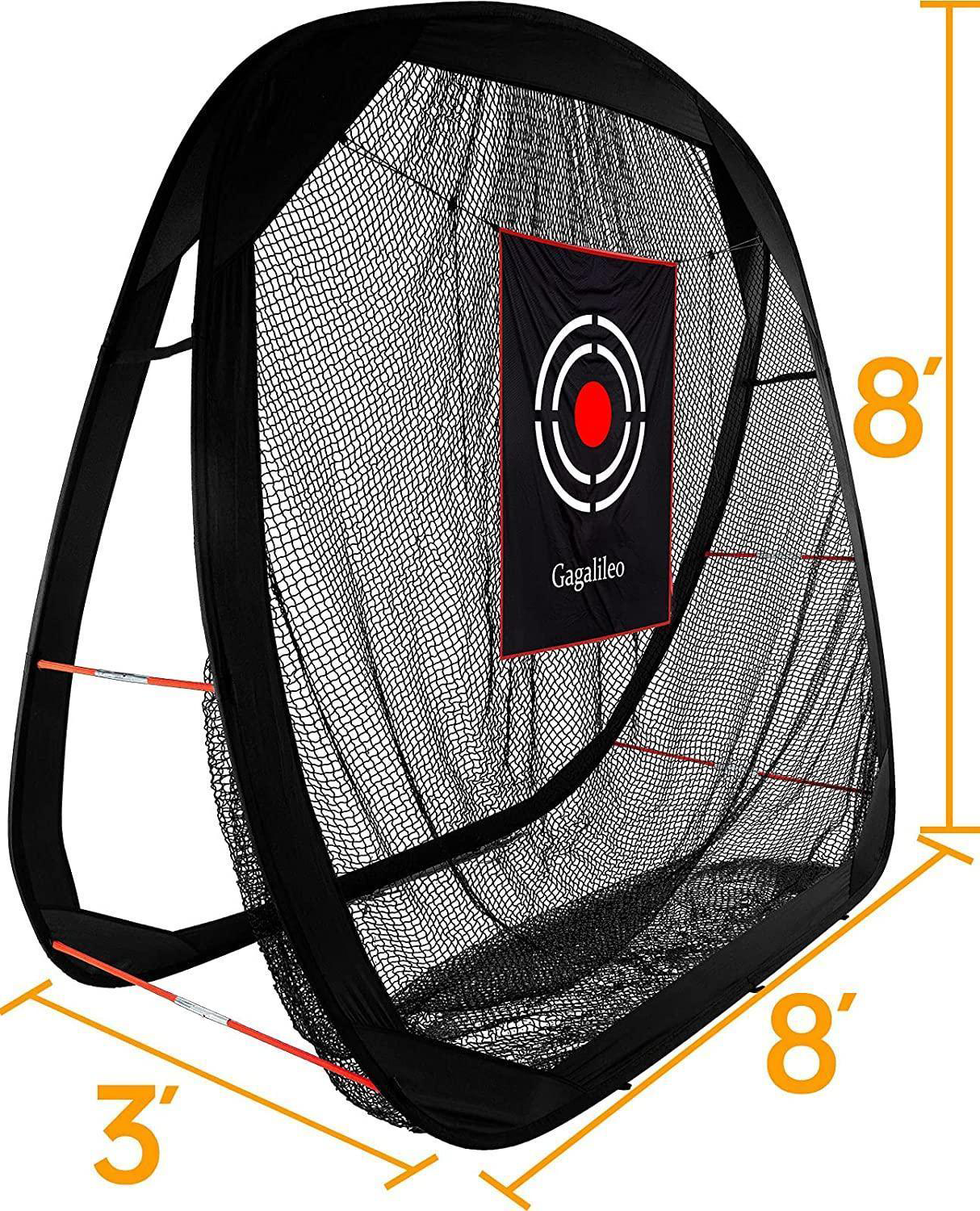 8X8X3 Pop Up Golf Net Golf Hitting Net Golf Practice Nets /Backyard