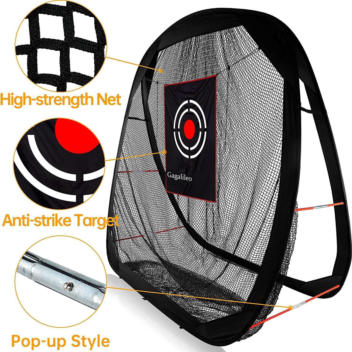 8X8X3 Pop Up Golf Net Golf Hitting Net Golf Practice Nets /Backyard