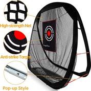 8X8X3 Pop Up Golf Net Golf Hitting Net Golf Practice Nets /Backyard