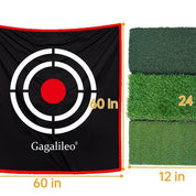 Gagalileo Golf Practice Backyard Nets 12X10X4 - Galileo Sports