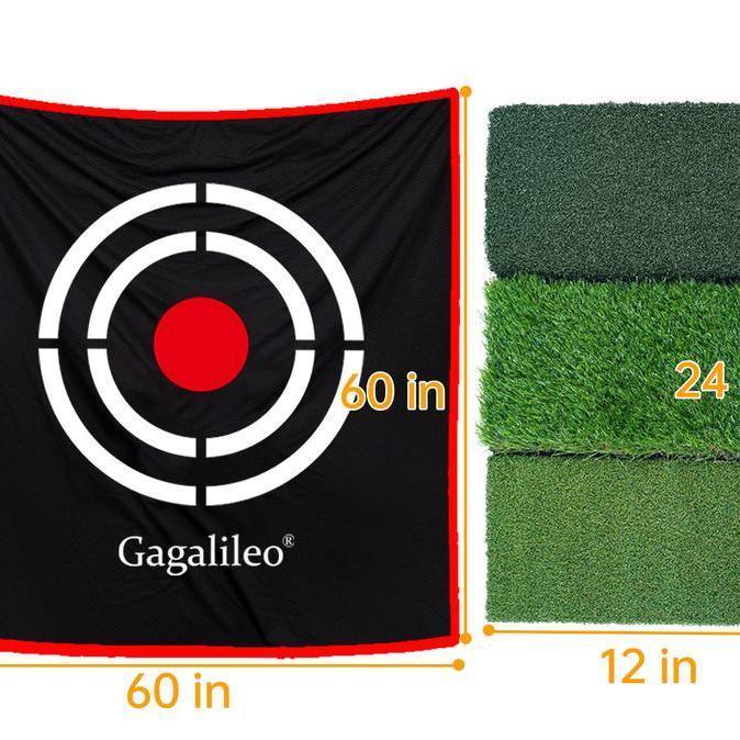 Gagalileo Golf Practice Backyard Nets 12X10X4 - Galileo Sports