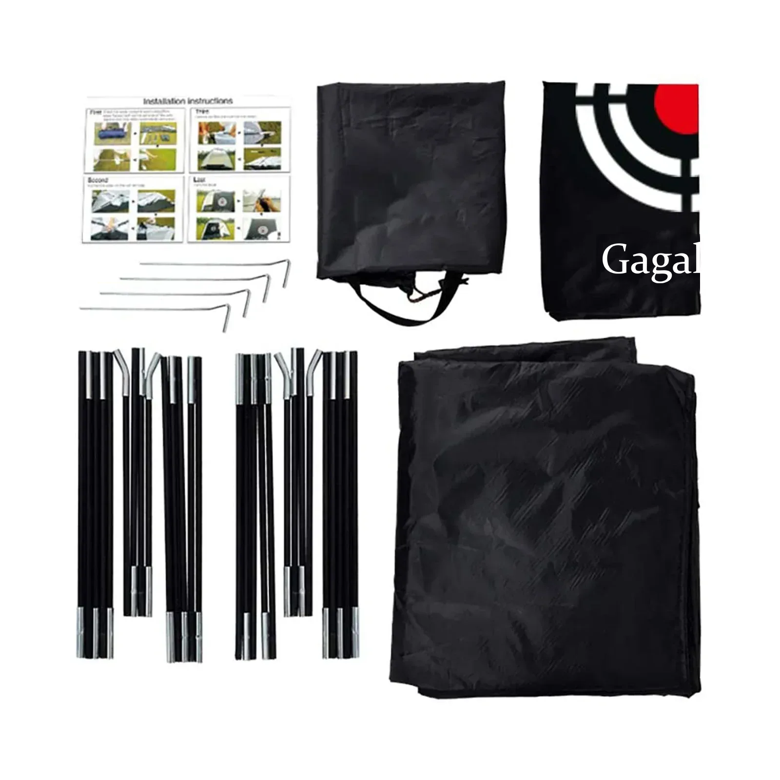 Gagalieo Backyard Driving Golf Nets 12'X7'X6.6'