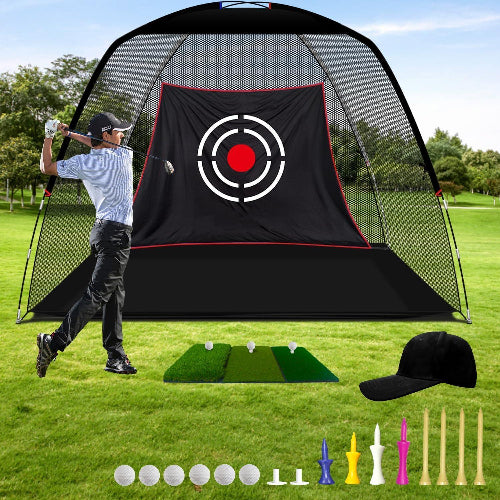 Gagalileo Driving Golf practice Net 12x7x6.6ft - Galileo Sports